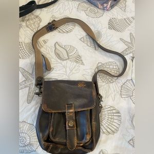 Patricia Nash Italian leather cross body bag